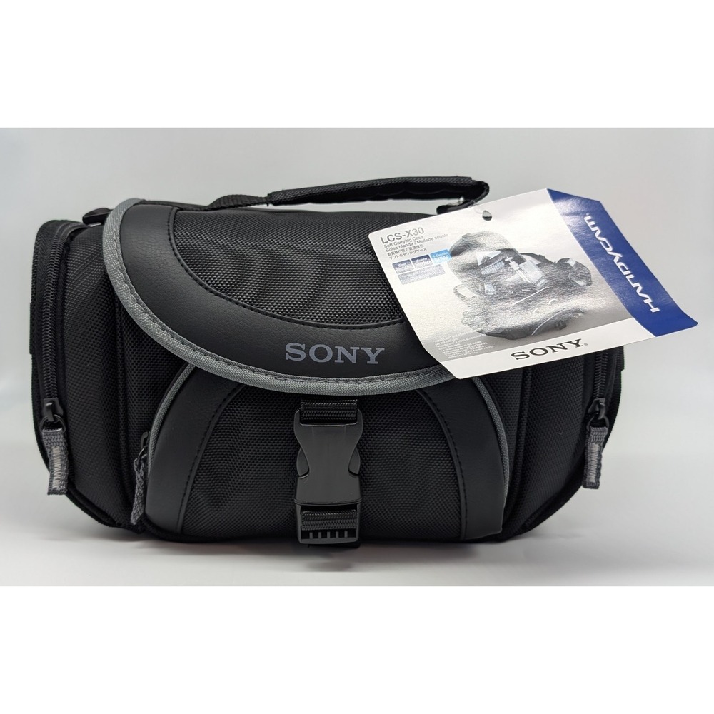 Sony LCS-X30 Camcorder Soft Carrying Case Handycam Bag NEW‎ NWT